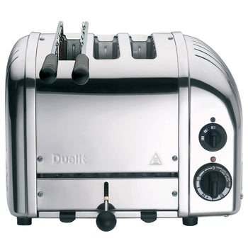 DUALIT | Toaster, 2in1 Kombi-Toaster, poliert, 2 Scheiben