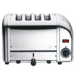 Toaster, VARIO, 4-Schlitz, poliert