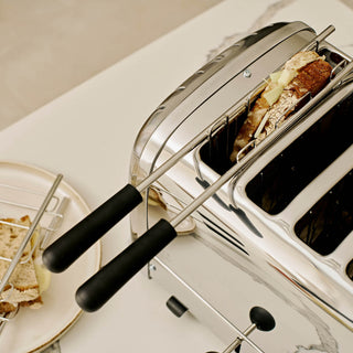 Toaster, Classic, 6-Schlitz-poliert, inkl. Sandwichzangen_2