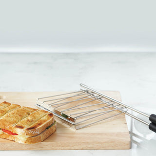 Toaster, Classic, 6-Schlitz-poliert, inkl. Sandwichzangen_4