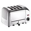 Toaster, Classic, 4-Schlitz, poliert