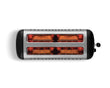 Toaster LITE, 4-Langschlitz, schwarz