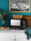 Toaster NEWGEN, Classic, 4-Schlitz, schwarz
