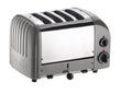 Toaster NEWGEN, Classic, 4-Schlitz, silber