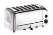 Toaster 2+1 Combi, Classic, 6-Schlitz, poliert