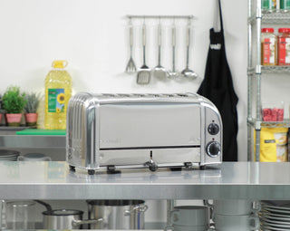 Toaster 2+1 Combi, Classic, 6-Schlitz, poliert_5