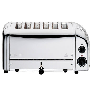 DUALIT | Toaster, CLASSIC, edelstahl, 6 Scheiben